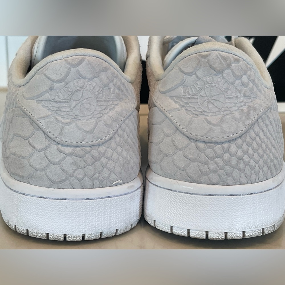 Promo sample Air Jordan 1 Retro Off White Low Snakeskin Size 11 Nike Rare 2017 - Picture 8 of 12